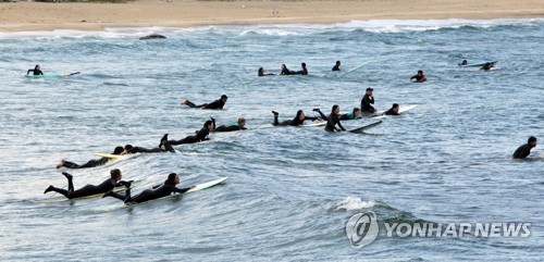 양양군 육상 서핑 연습 시설 설치