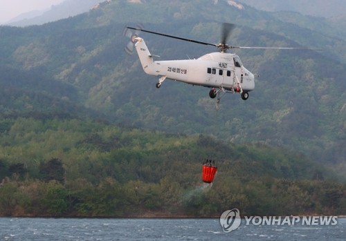 산림청장 "오전중 잔불 정리 총력…최일선 화선 차단 작전 주효"