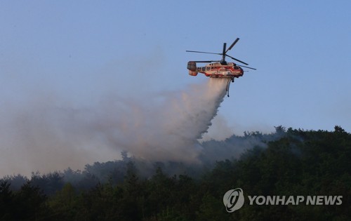 "1년 만의 산불 소식에 심장이 덜컥…소방관님들 고맙습니다"