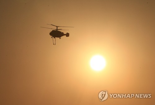 고성산불 12시간 만에 주불 진화…주택 등 6동·산림 85㏊ 소실