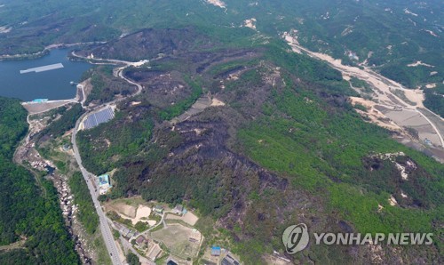 강원 산발적인 빗방울…대기 매우 건조해 '산불 주의'