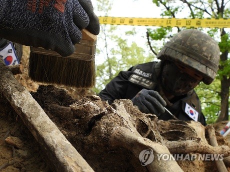 DMZ 화살머리고지 일대서 유해 133점·유품 1만4천839점 발굴