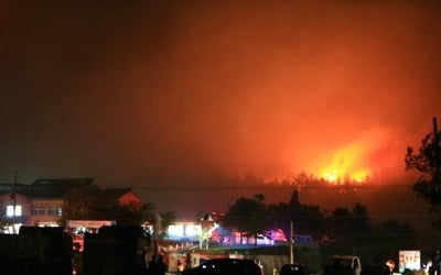 진영 행안장관 "고성 산불 진화에 가용자원 총동원" 긴급지시