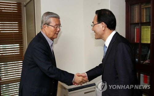 통합-한국 5월 합당…내년 재보선까지 김종인 비대위