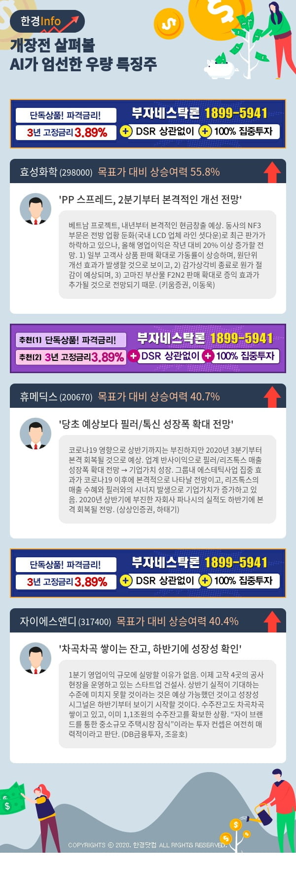 [포커스]개장전 살펴볼 AI가 엄선한 우량 특징주