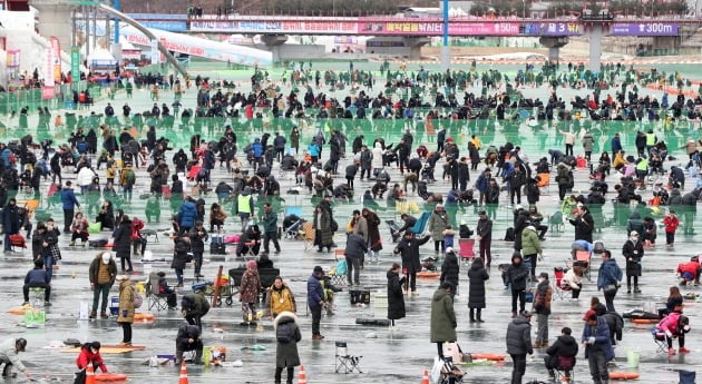 올 1월 개막한 화천 산천어축제. / 사진=연합뉴스