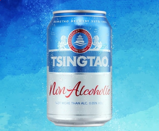 16일 유통업계에 따르면 칭따오는 지난주 무알콜 맥주 ‘칭따오 논알콜릭(TSINGTAO Non Alcoholic)’을 출시했다.  사진=칭따오 제공