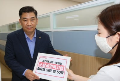 소상공인 위해 오랜만에 '여야 협치'…최승재 대표발의