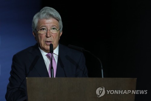 ATM 회장의 농담 "챔스 중단되면? 리버풀 꺾은 우리가 우승"