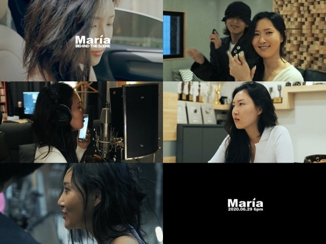 마마무 화사, 첫 미니앨범 `Maria` 비하인드 영상 공개