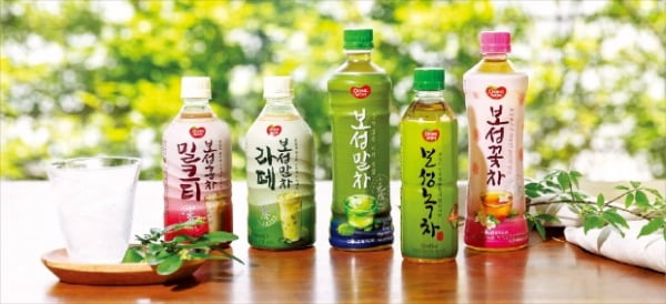 동원F&B, 무균충전 보성綠茶로 '힐링타임'…녹차꽃 음료 인증샷 M세대 인기