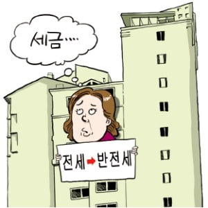 월세 10만원 '반전세' 확산…집주인 세금 낼 돈 떠넘겨