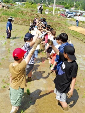  이슬촌마을, 뒷산 오르면 탁 트인 나주평야