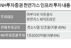 NH투자증권, UAE 가스관 사업 참여…국내 증권사론 역대 최대 1.6조원 베팅