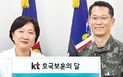 KT, 잠수함사령부 1사1병영 지원