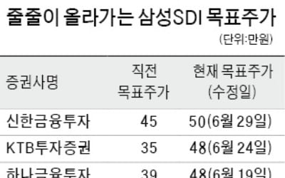 삼성SDI 목표가 50만원 등장…그래도 싸다?