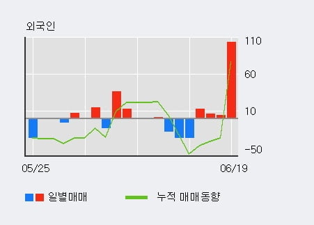 '대한화섬' 5% 이상 상승, 외국인, 기관 각각 4일 연속 순매수, 23일 연속 순매도