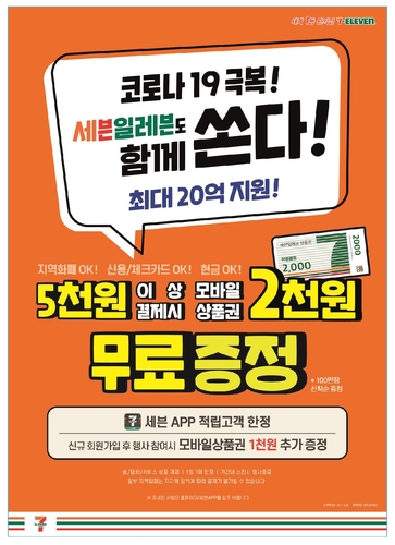 "재난지원금 소비 수요 잡자"…편의점업계, 6월 대규모 행사