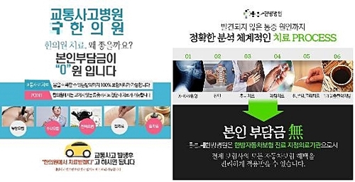 車보험, 한방진료비 9600억원, 병의원 진료비 1조2600억원