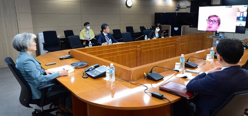 강경화, 6개국 외교장관 화상회의서 코로나19 협력 논의