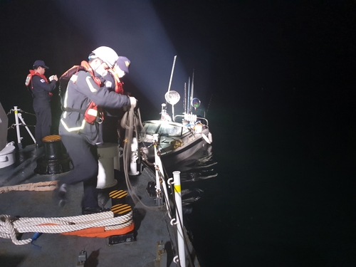 보령해경 야간 수중레저활동 50대 적발…100만원 이하 과태료