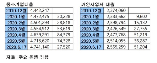 개인사업자 올해 은행서 19조 더 빌렸다…증가속도 작년의 2배