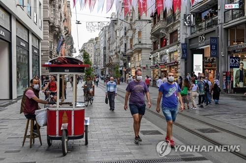 터키 코로나19 신규 확진자 이틀째 1천400명대