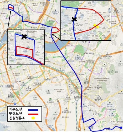 서울 버스 302번·2312번 노선 변경…고덕지구 입주 등 대비
