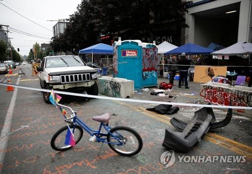 미 시애틀 시위대 점거구역서 또 총격…1명 숨지고 1명 부상