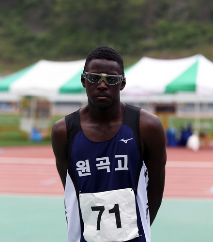 '한국 육상 유망주' 비웨사, 피부색 달라도 목표는 한국 신기록