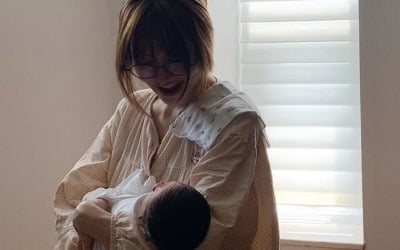 '초보 엄마' 양미라, 육아 고충에도 아들 모습에 '환한 웃음'
