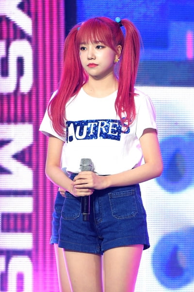 [TEN 포토] 아이즈원 조유리 '귀여운 삐삐머리'