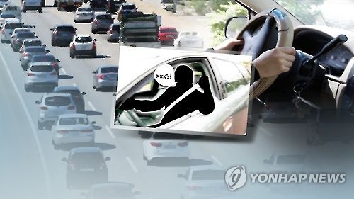 "왜 상향등 켜?"…도로 한복판서 운전자 폭행한 40대 입건