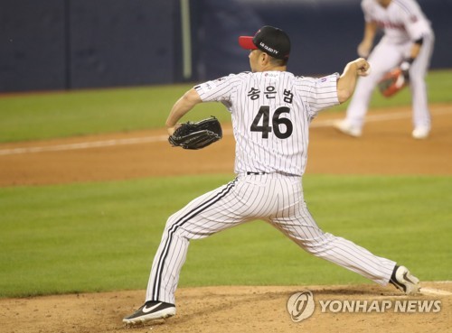 LG 송은범, 부상자 명단…류중일 감독 "불펜, 걱정이네"