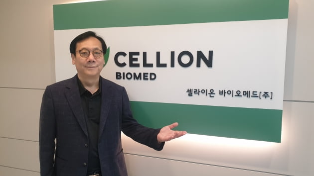 22일 김성진 셀라이온바이오메드 대표가 대전 유성구 관평동에 있는 본사에서 포타슘 채널에 대해 설명하고 있다. 이주현 기자