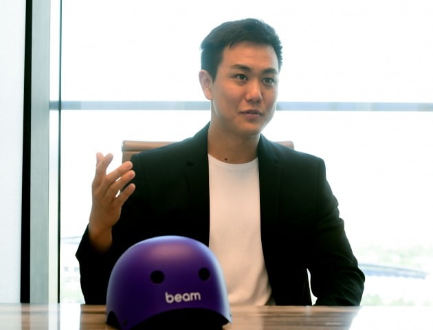 알렌 지앙 빔모빌리티 CEO [사진=최혁 한경닷컴 기자]