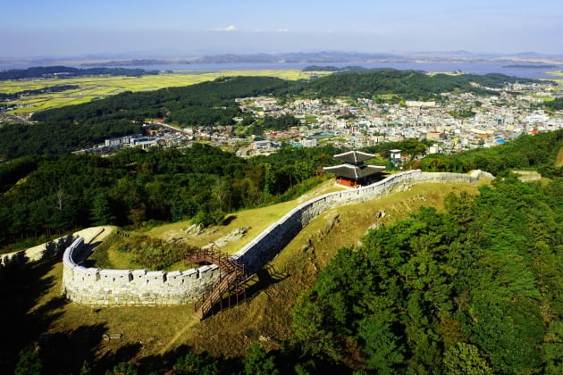 고려시대에 쌓은 강화산성 외성 남쪽. 사진=강화군청 제공
