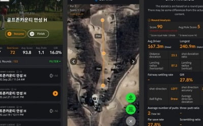 골프존데카 '골프위드 GPS 앱' 대대적 업데이트