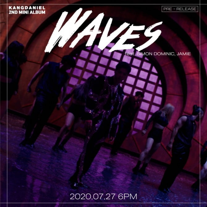 강다니엘, 선공개 곡 `Waves` 티저 이미지 공개