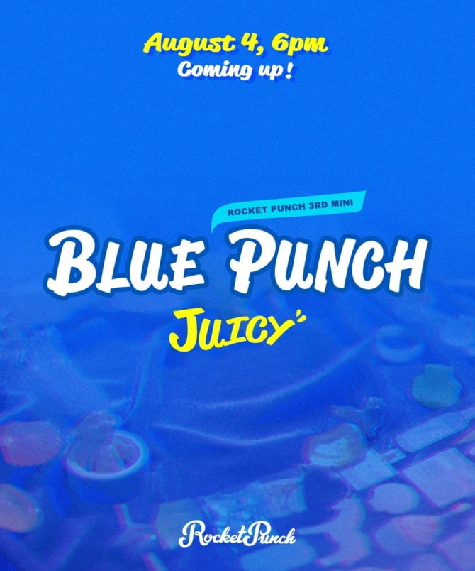 로켓펀치, 8월 4일 컴백…미니 3집 `BLUE PUNCH` 커밍업 이미지 공개