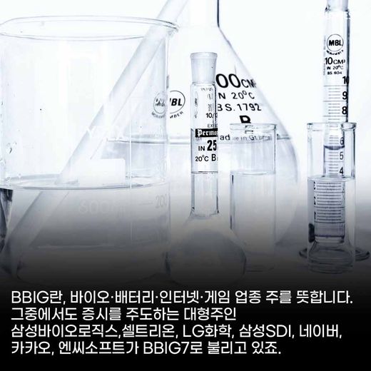 [카드뉴스] 질주하는 BBIG7, 하반기에도 오를까? :삼바·셀트리온·LG화학·삼성SDI·네이버·카카오·엔씨소프트