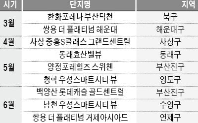 내달 분양권 규제 앞두고…'뜨거운' 부산 청약시장