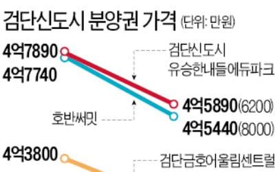 규제지역 지정 '후폭풍'…검단 분양권 프리미엄 급락