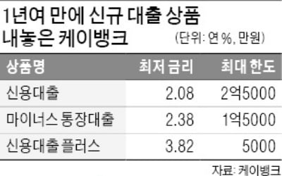 케이뱅크, 1년여 만에 대출영업 재개…"혁신상품 곧 내놓을 것"