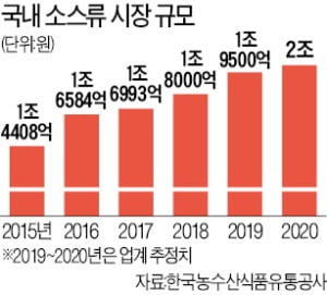 '만년 조연' 소스, 라면만큼 커졌다…시장규모 올 2조 돌파 예상