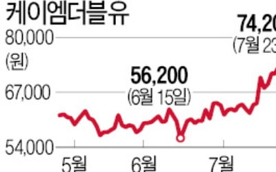 "5G 투자 재개 기대"…최고가 근접한 케이엠더블유