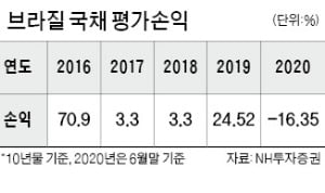 '브라질채권의 배신'…올 들어 -16%