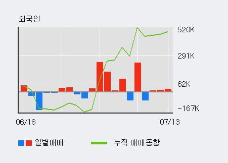 '대웅' 5% 이상 상승, 전일 외국인 대량 순매수