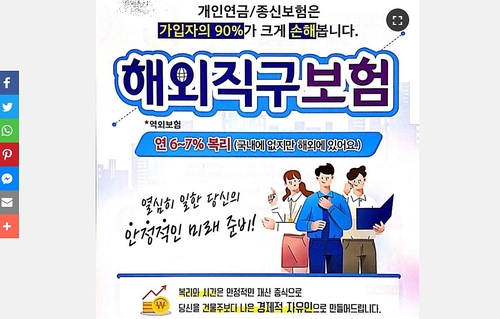 "고금리 앞세운 외국보험, 소비자보호장치 없어…가입 제한해야"