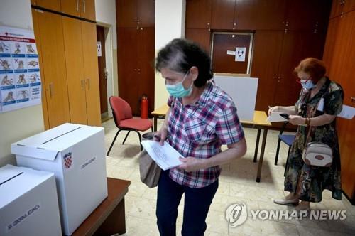 크로아티아 총선 출구조사서 중도우파 집권당 1위